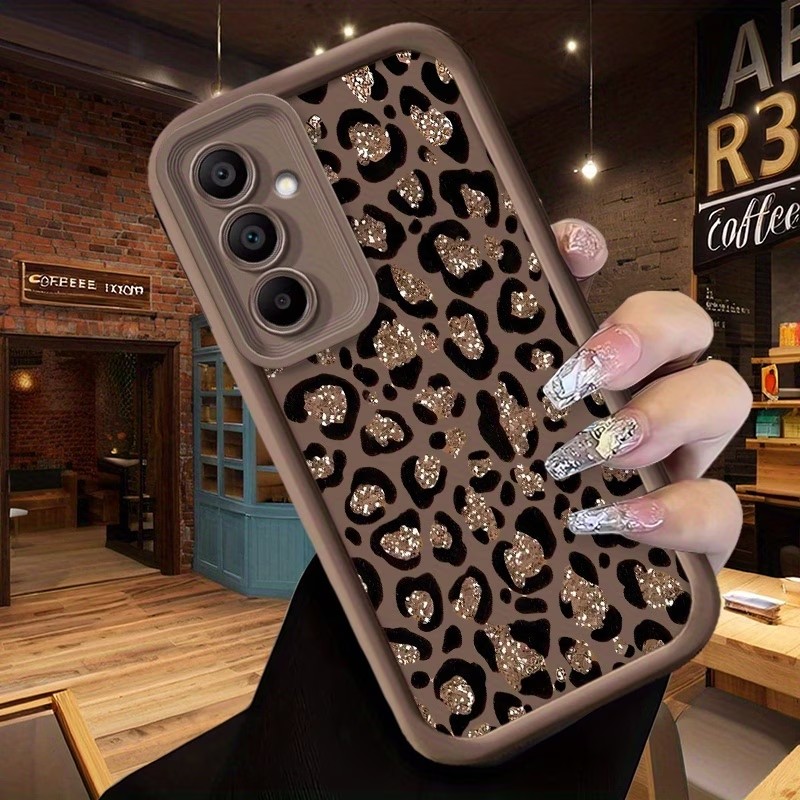 Samsung Galaxy S24 - Leoprint zachte siliconen telefoonhoesje voor Samsung