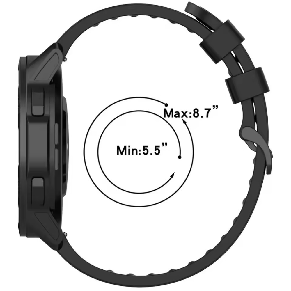 20mm 22mm Siliconen Band voor  - Smartwatch X2 recensie en prijs