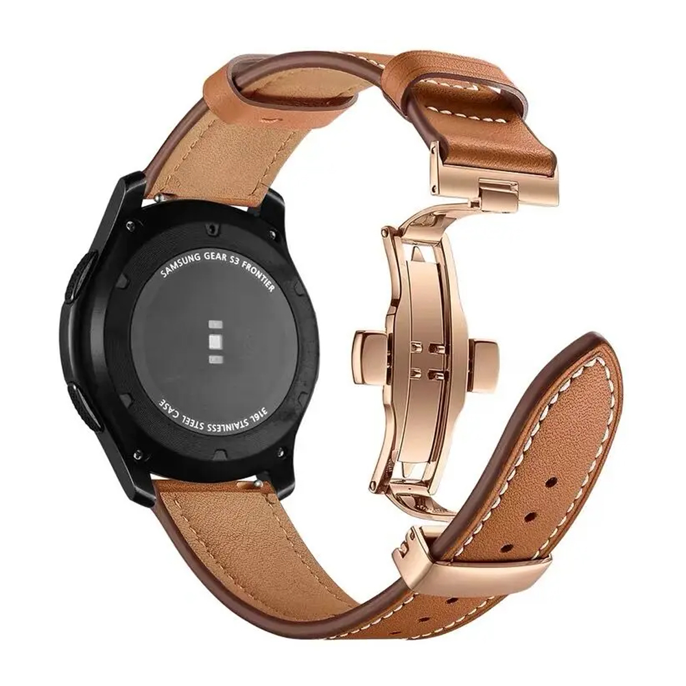 20 mm 22 mm lederen band voor  - Titan Smartwatch Accessories recensie en prijs