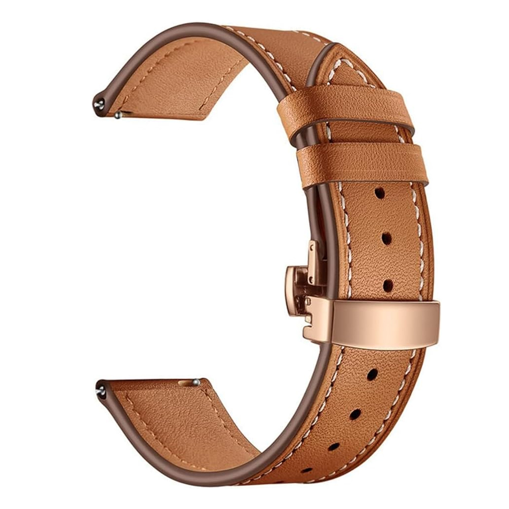 20 mm 22 mm lederen band voor  - Titan Smartwatch Accessories recensie en prijs